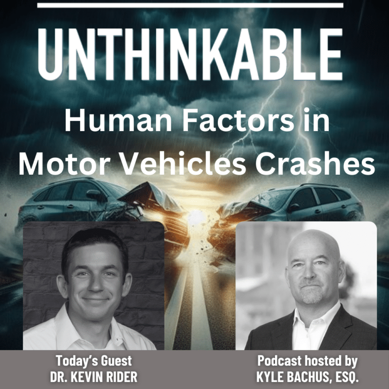 Episode 1 of Unthinkable podcast with Kyle Bachus and Dr. Kevin Rider.